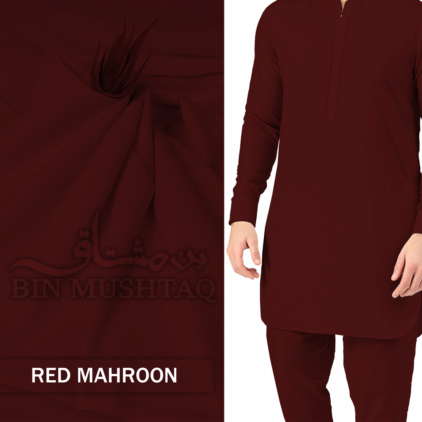 RED MAHROON - Imperial Original Unstitched Boski