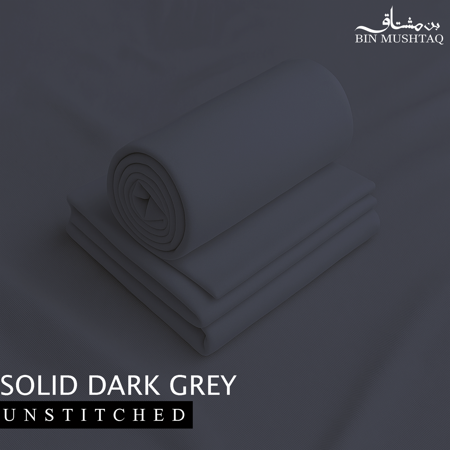 Solid Dark Grey- Imperial Original Unstitched Boski