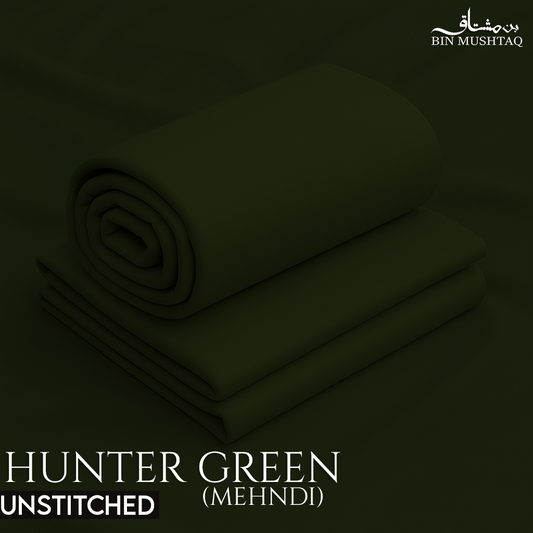 Hunter Green (Mehndi) - Imperial Original Unstitched Boski