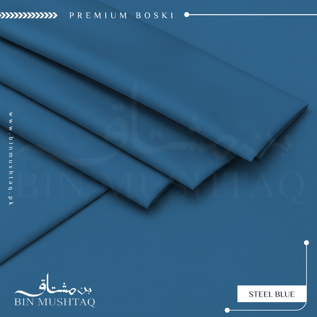 Steel Blue – Unstitched Luxury for the Modern Gentleman
