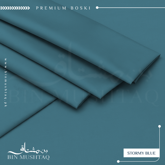 Stormy Blue – Unstitched Luxury for the Modern Gentleman