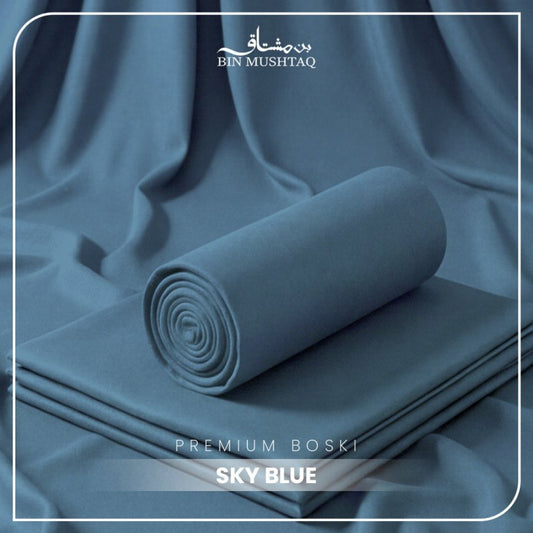 Boski Wash & Wear Sky Blue - Bin Mushtaq